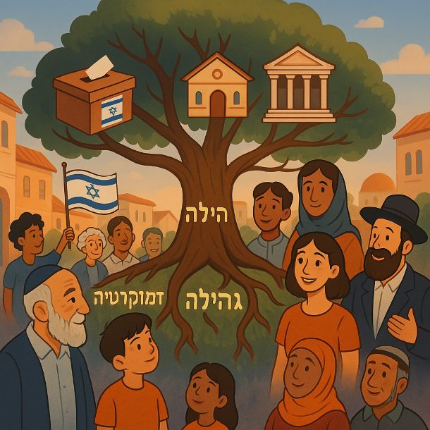 דמוקרטיה, קהילה, מדינה